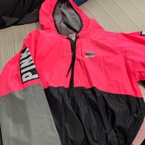 PINK windbreaker jacket